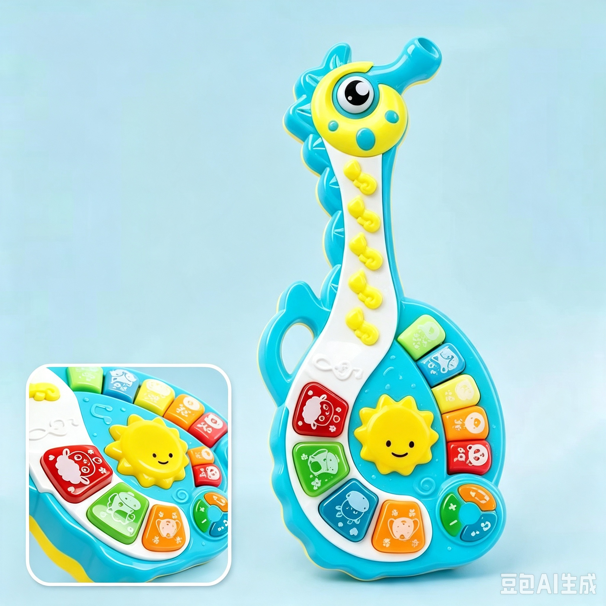 Musical Instruments: Educational Seahorse Guitar (English)