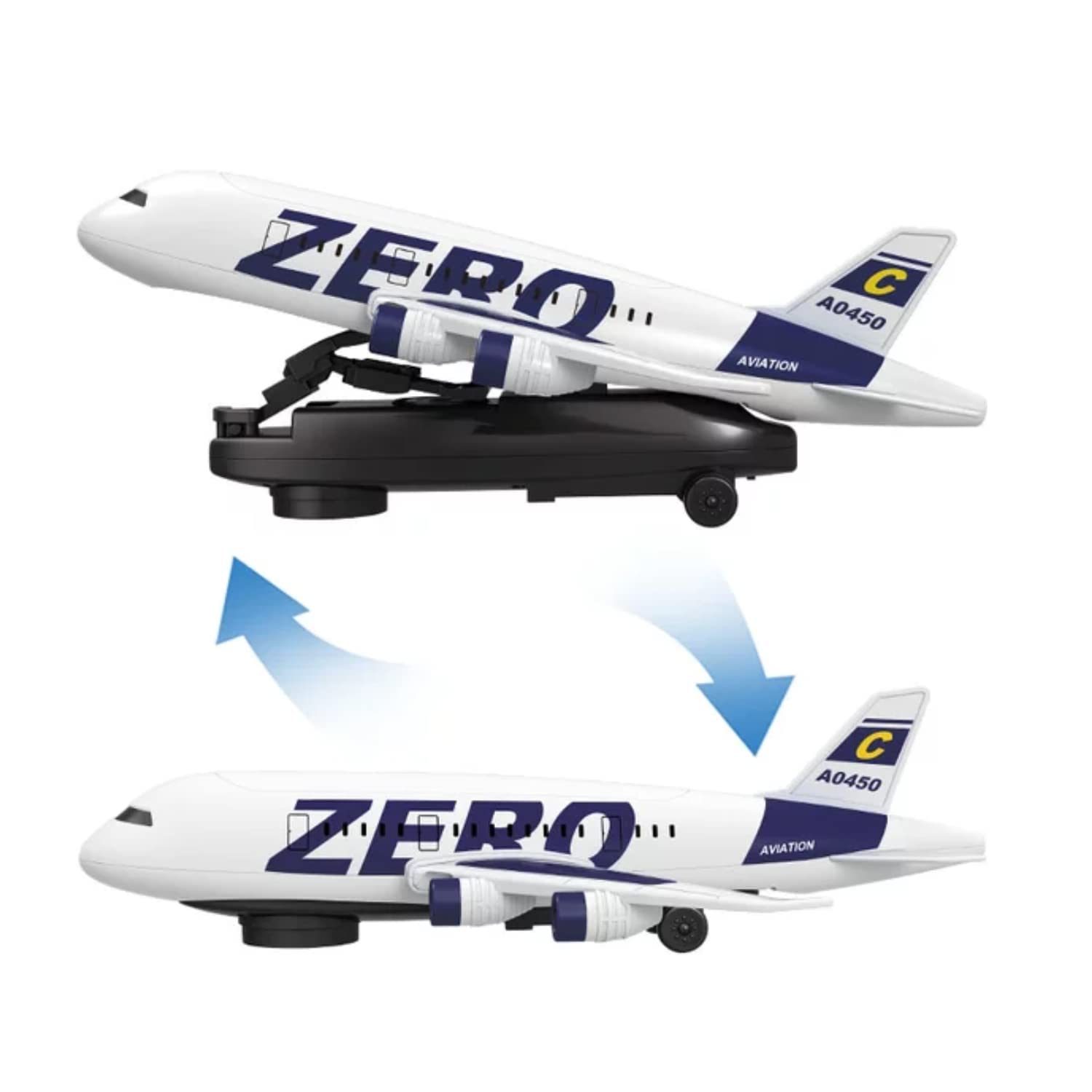 Zero Aircraft Airplane Airbus With Light & Sound For Boys & Girls Kids