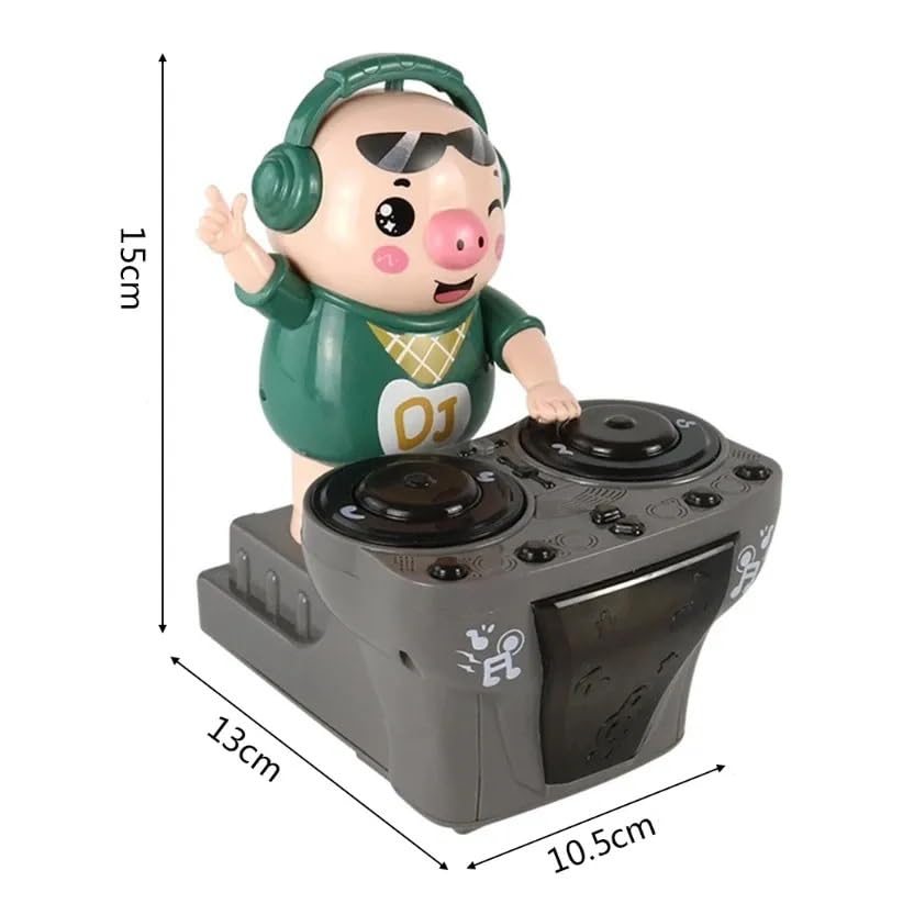 DJ Robot Car Vehicle Toy with Light, Music, and Bump & go Action for Kids|Boys|Girls (Color-Multi),+3years.