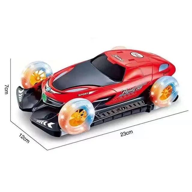 Auto Door Opening Luminous Wheel Stunt Race Car Electronic Kids Birthday Gift Toy
