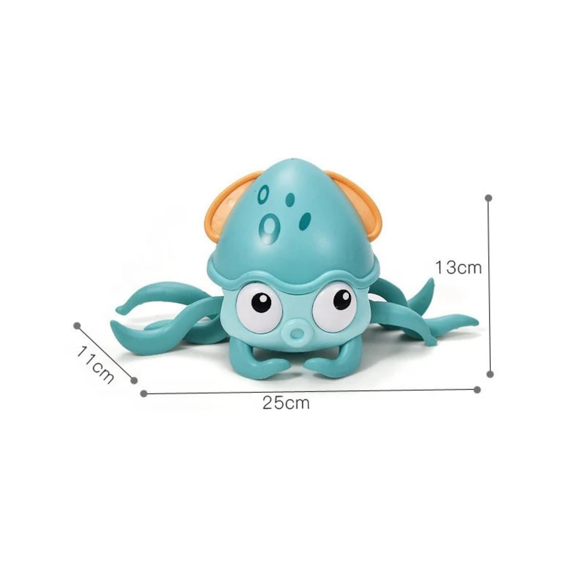 Crawling & Dancing Octopus Toy for Babies, Rechargeable Musical Light-Up Interactive Tummy Time Toy for Infants, Toddlers & Kids, Sensory Motor Development Birthday Gift for Boys & Girls
