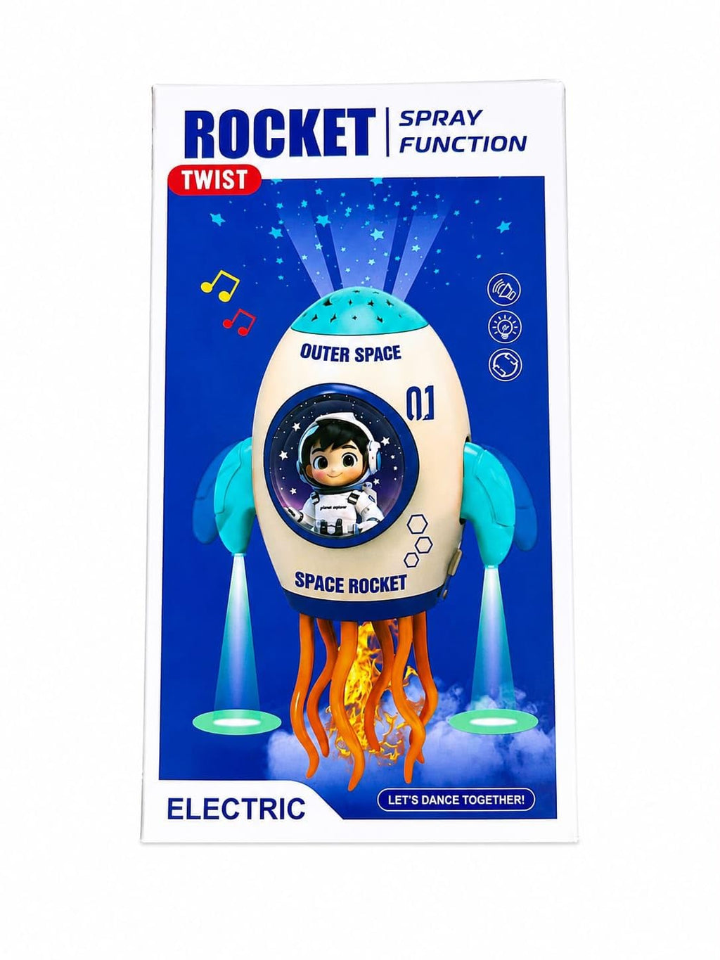 Dancing Jellyfish Toy with Light Up Musical Features, 360-Degree Rotating Tentacle, for Kids Boys and Girls