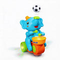 Musical elephant toy with levitating ball, lights and sounds for toddlers