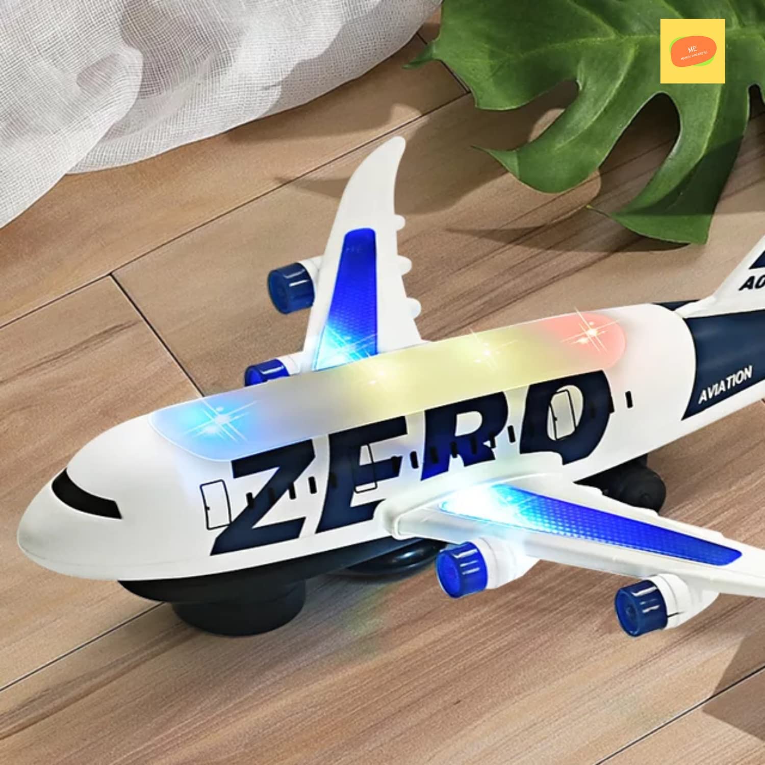 Zero Aircraft Airplane Airbus With Light & Sound For Boys & Girls Kids