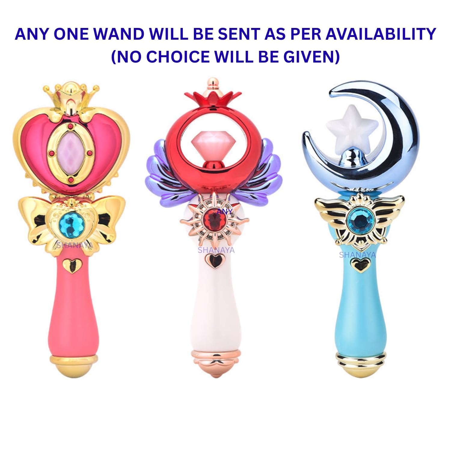 lastic Electronic Magical Fairy Princess Wand Styling Stick with LED Flashing Lights, Music & Glossy Shine Toy