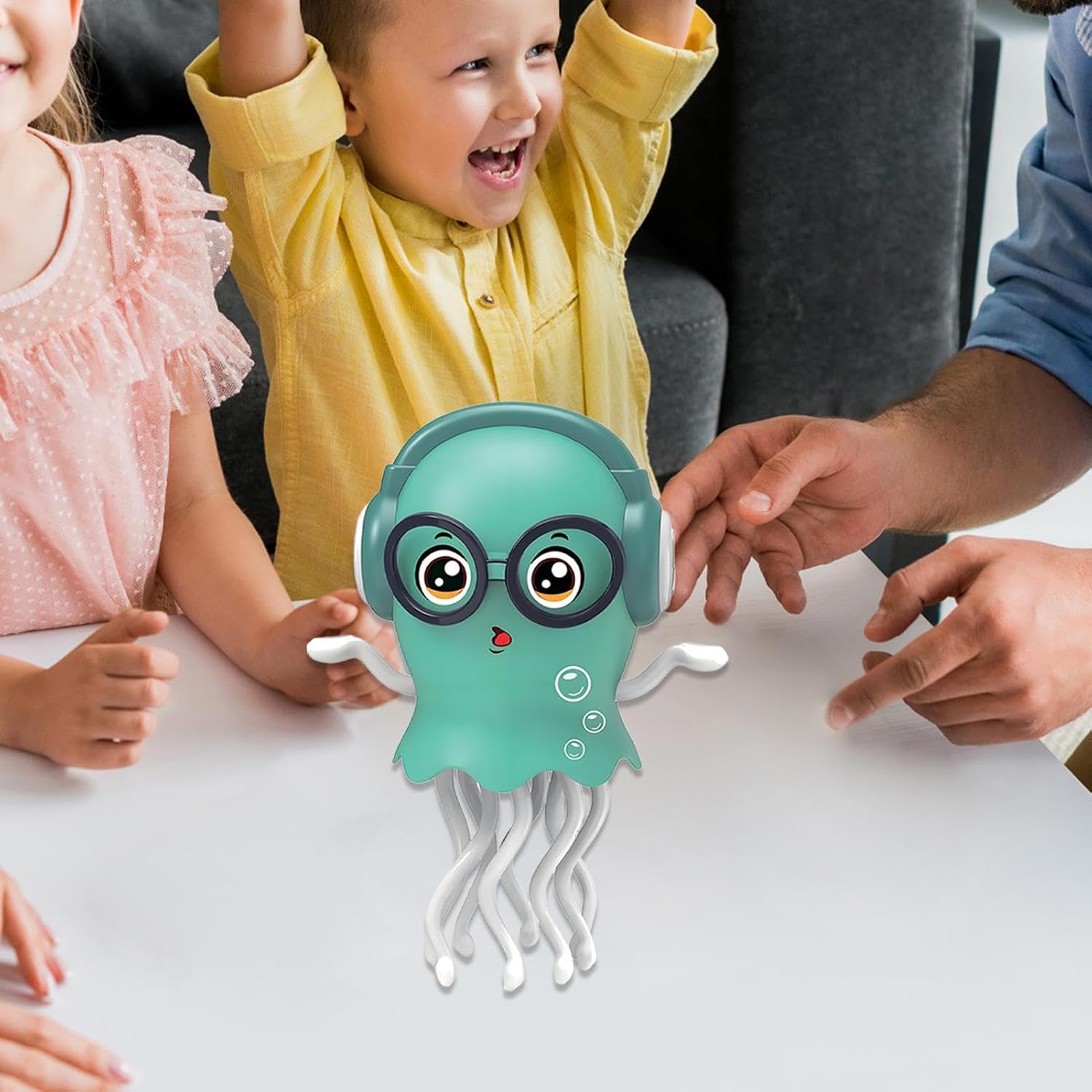 Musical Toys Interactive Electric Octopus Musical Toys | Interactive Rechargeable Educational Games Prank Stuff, Funny Games for Kids Birthday Party Favors