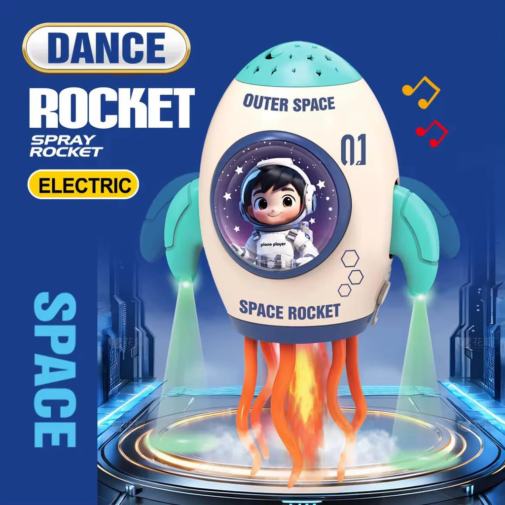 Dancing Jellyfish Toy with Light Up Musical Features, 360-Degree Rotating Tentacle, for Kids Boys and Girls