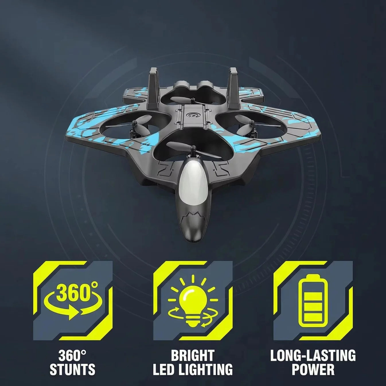 Remote Control Quadruple Aircraft Fighter