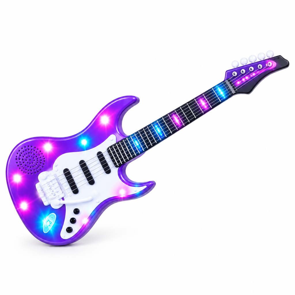 Light-up musical guitar toy for kids aged 3+