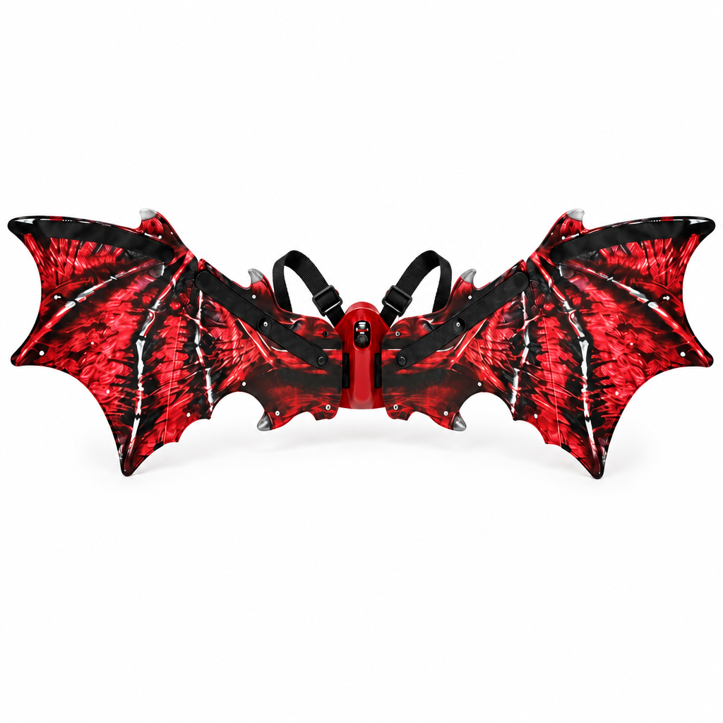 Red Dinosaur Wings for Kids – Adjustable Dinosaur Costume Wings | Fancy Dress | Age 3+