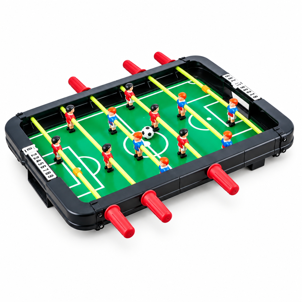 Kids Tabletop Foosball Football Game – 2-Player Mini Football Table | Age 3+