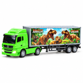 Large Dinosaur Container Truck Toy with Lights & Sounds | Push & Roll Action | Age 3+