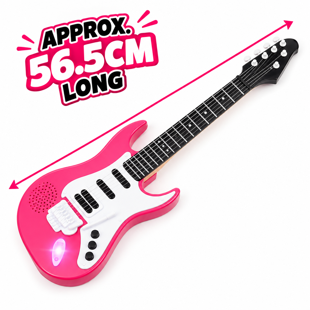 56.5cm light-up musical guitar toy for kids