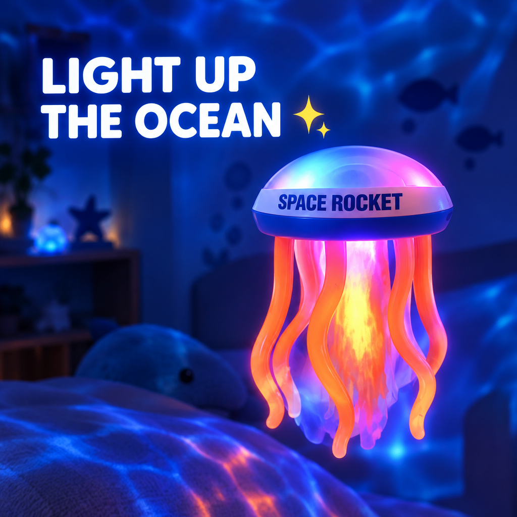Dancing jellyfish toy light-up effects