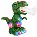 Electric T-Rex dinosaur toy with mist spray