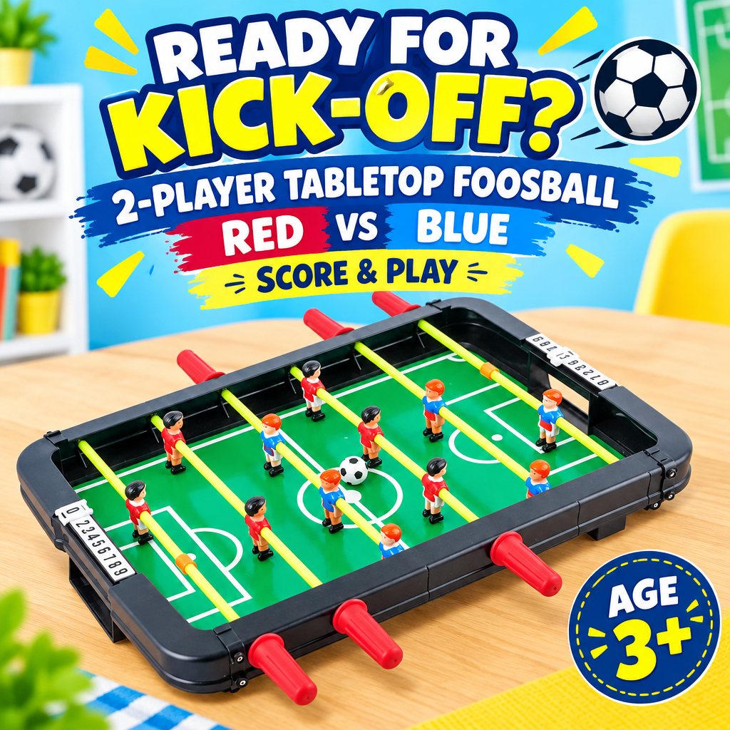 Kids Tabletop Foosball Football Game hero