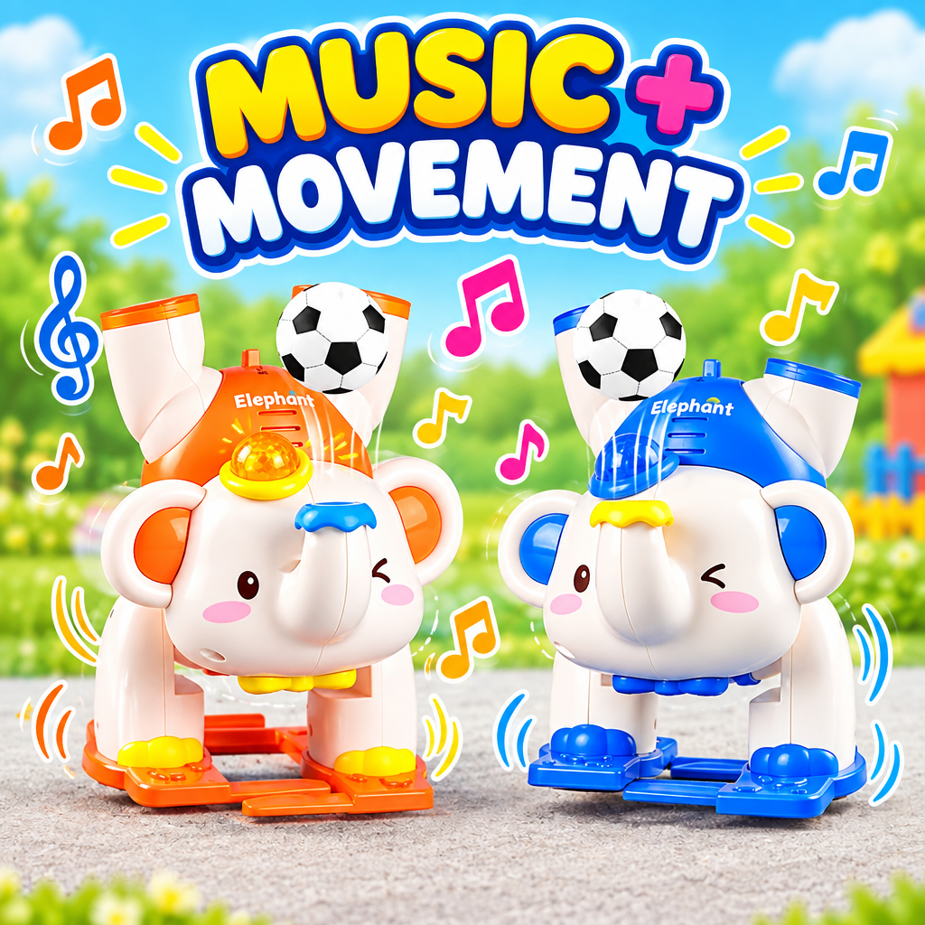 Walking Elephant Toy playing music