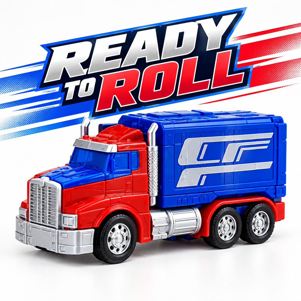 2-in-1 Transforming Robot Truck toy truck mode