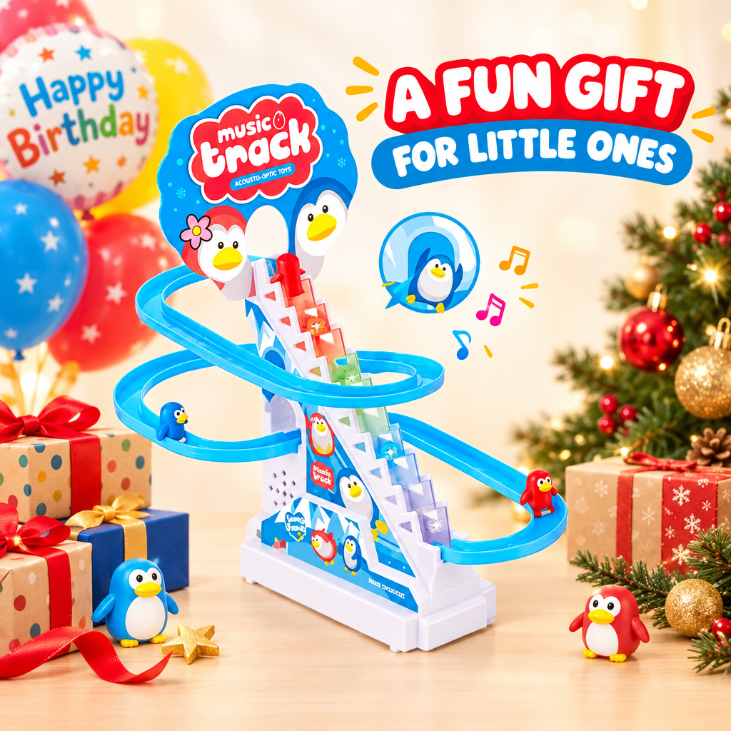 Penguin musical toy gift for toddlers age 18 months plus