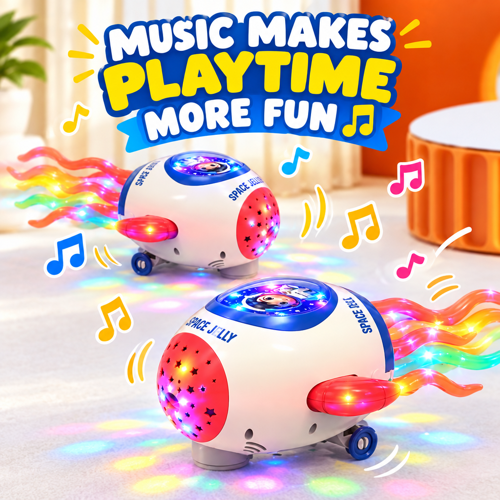 Dancing jellyfish toy music feature