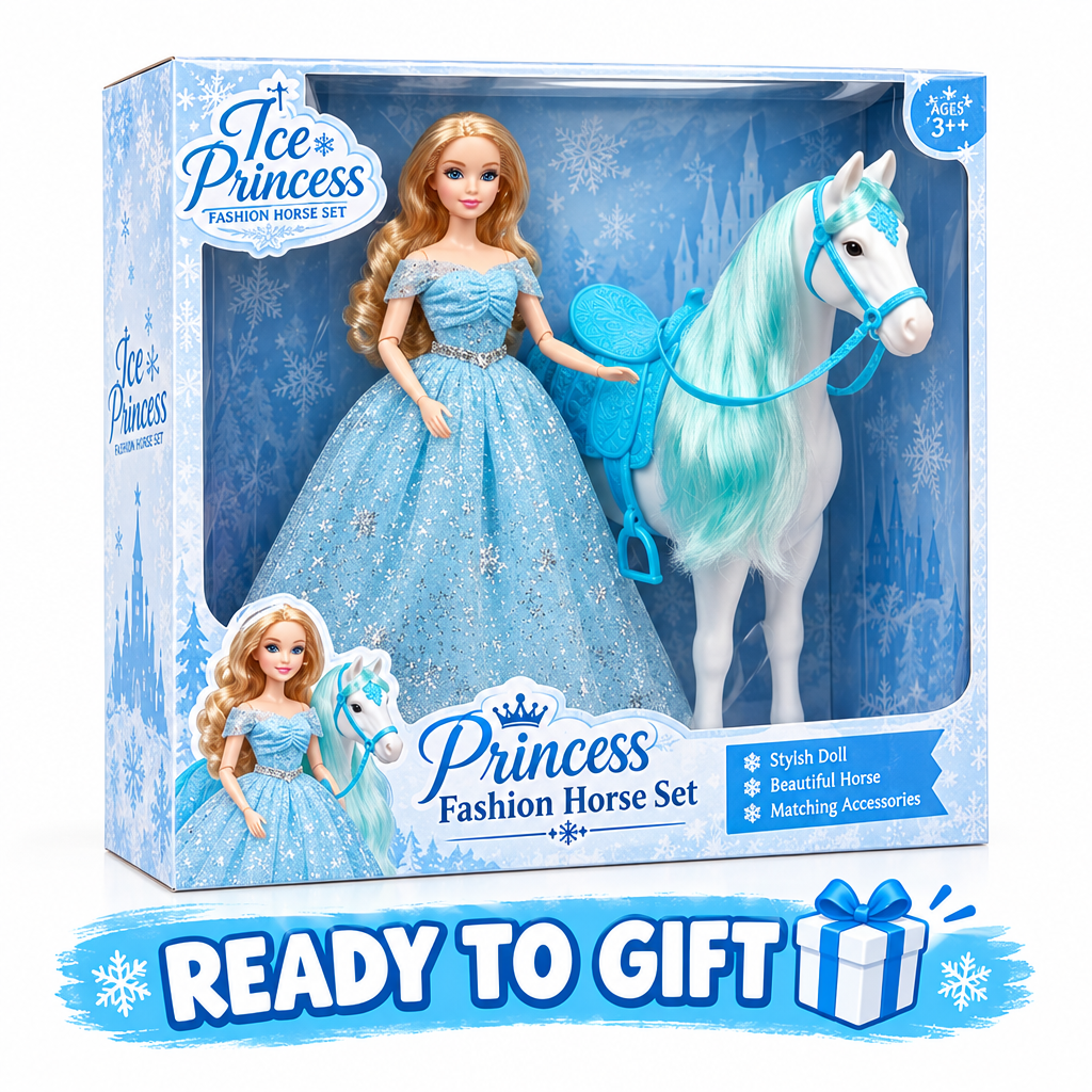 Ice Princess and horse playset packaging