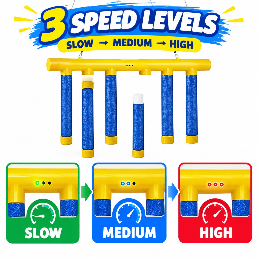 Hand Speed Challenge Game three speed settings slow medium high