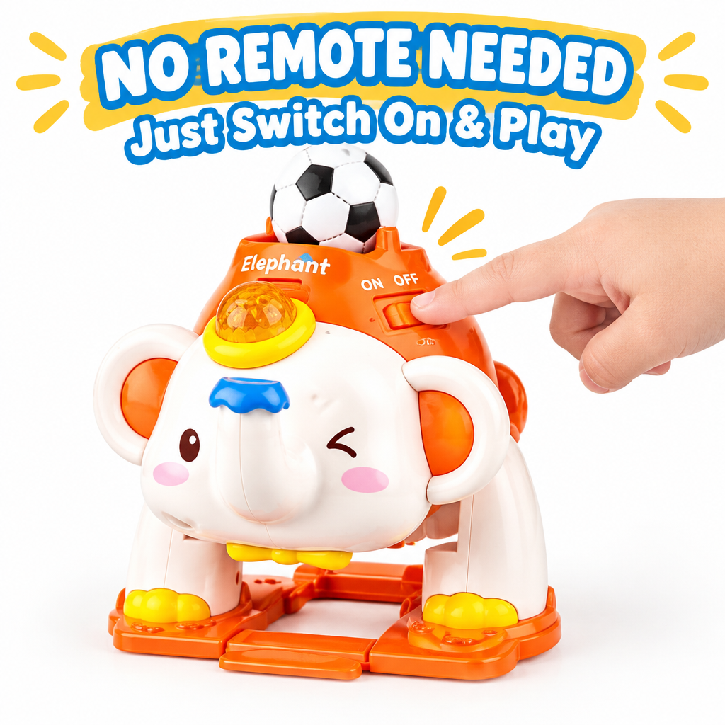 Walking Elephant Toy on off switch