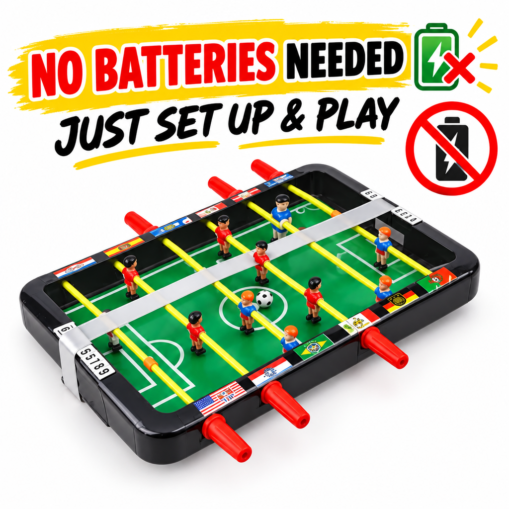 Foosball game no batteries required